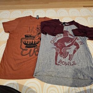 2 Chicks In Bowls Shirts